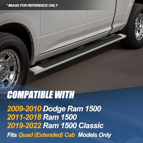 Estribos Auto Dynasty para Dodge Ram 1500 2009-2022 miniatura 7