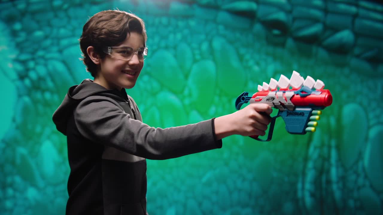 NERF ハズブロ ナーフ ダイノスクワッド ステゴスマッシュ F0805
