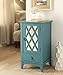 ACME Furniture Acme 97380 Ceara Floor Cabinet, Teal, One Size