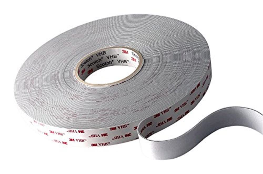 3M VHB Cinta Adhesiva, 4959 F, 19 mm x 16,5 m, 3 mm, 4 unidades, Blanco