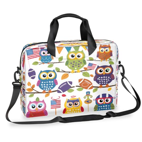 Bolsa para Laptop con Estampado Colorido y Correa Ajustable