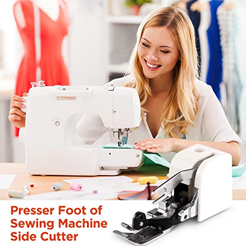 ONEVER Side Cutter Sewing Machine Presser Foot Feet Attachment Accessory for All Low Shank Singer Janome Brother - Image 2