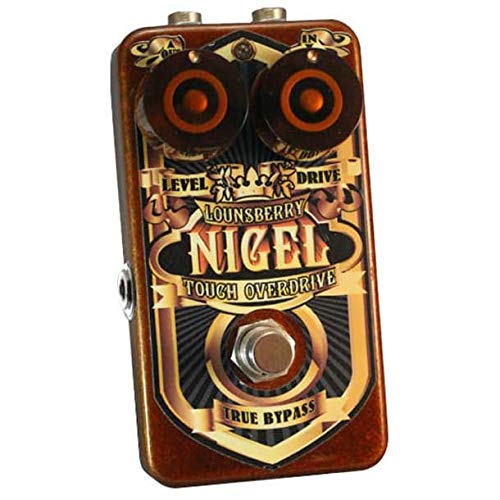 Lounsberry Pedals NTO-1 Nigel Pédale d’overdrive analogique FET - Les Beatles, Paul McCartney, John Lennon, RIngo Starr, George Harrison Lounsberry Pedals NTO-1 Nigel Pédale d'overdrive analogique FET
