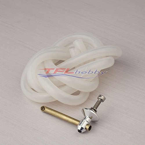 1Set Water Nipples / Outlets Brass + 1m Silicone Tube for RC Boat RC#149