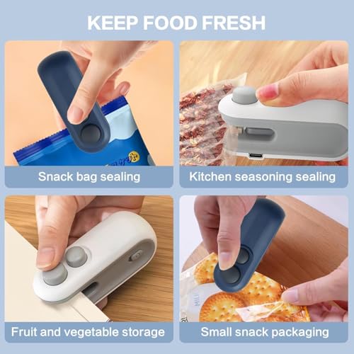 Image of 2 in 1 sealer with cutter Plastic bag sealer machine heat sealer machine for plastic bag packaging Packet Sealer for Food, Snacks, Chips, Fresh Storage (Multi Colour) | 1 Piece