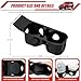Utiiy Cup Holder Coaster Fit for 2018-2025 Jeep Wrangler JL JLU 4XE/Gladiator JT Accessories, Cup Holder Mat Pad Inserts Interior CupHolder Liner for 2024 Jeep Wrangler(for Wrangler&Gladiator)