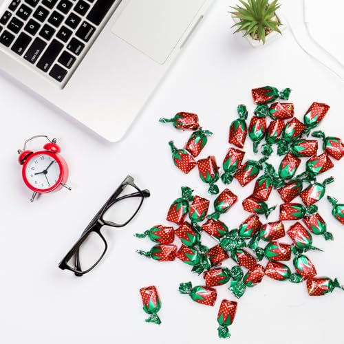 Strawberry Filled Hard Candy Bon Bons, 2 lb Bulk Individually Wrapped Candy - image 5
