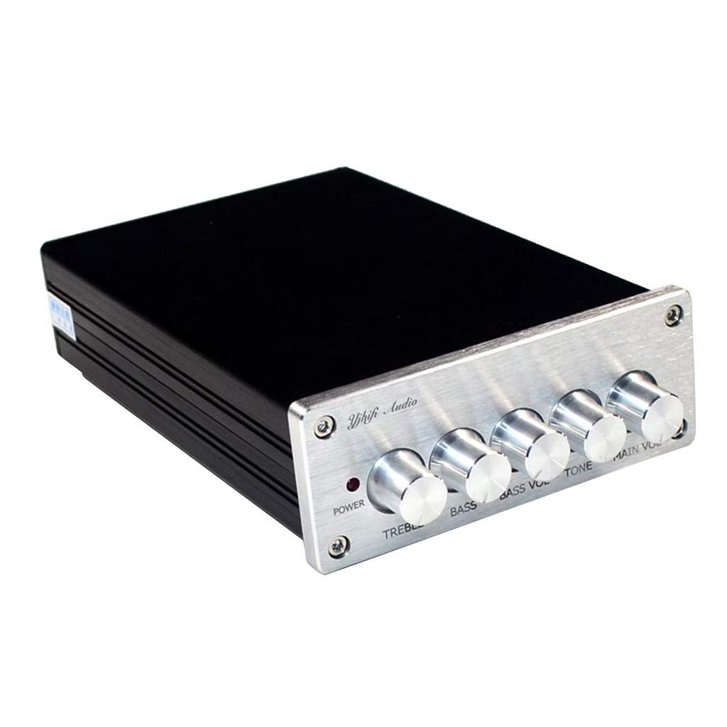 2 amplificadores digitales Bluetooth de 50 W + 1 amplificador de potencia estéreo HiFi de 100 W