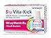 Produktbild tetesept B12 Vita-Kick Trinkampullen  Ergänzungsmittel mit hochdosiertem Vitamin B12 & Eiweißbausteinen - Himbeergeschmack  1er Pack mit 7 Trinkfläschchen [Nahrungsergänzungsmittel]