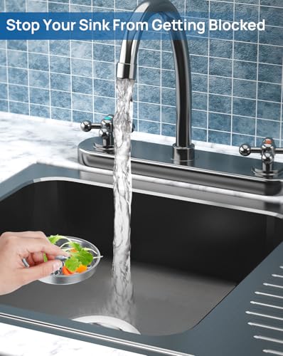 Coladores para desagüe de fregadero 3 pcs acero inoxidable miniatura 7