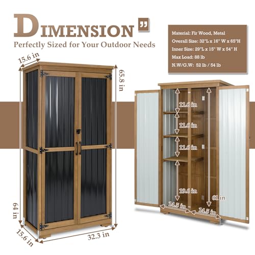 Metal Storage Shed for Backyard