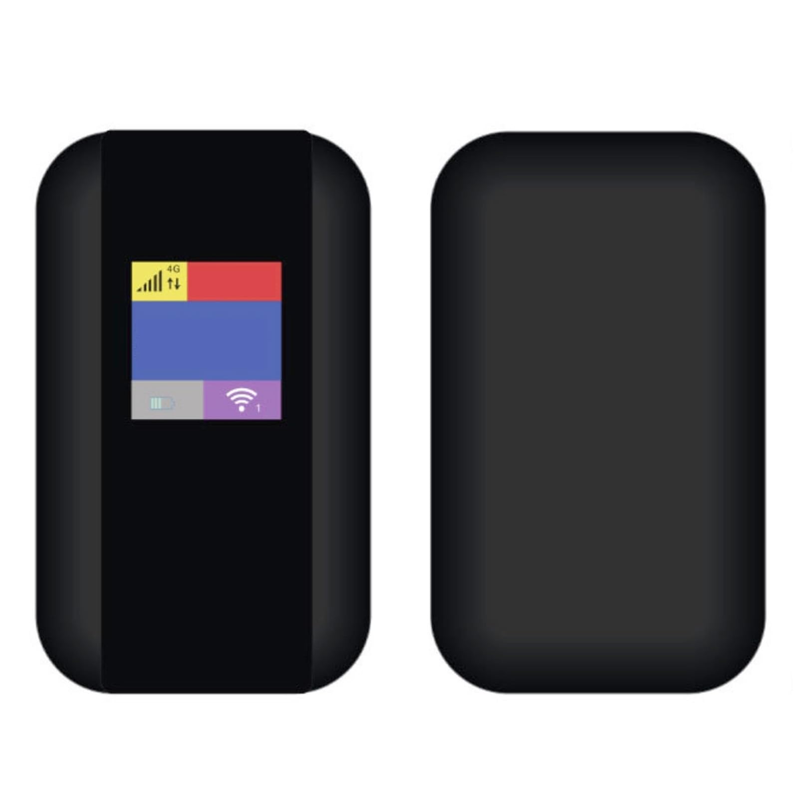 Mobilny Router z Hotspotem 4G LTE, Przenośny Hotspot Wi-Fi z Gniazdem Karty SIM, Duża prędkość 500 Mb/s, 10 Podłączonych urządzeń, Bezpieczna sieć Bezprzewodowa w Dowolnym Miejscu