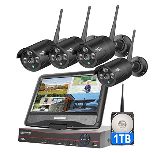 [8CH Expandable] Hiseeu Wireless Security Camera System with 10.1