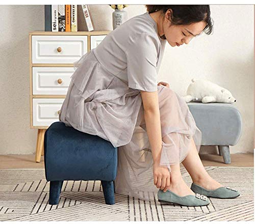 Tabouret de coiffeuse en velours doux et stable