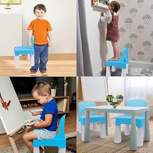 burgkidz Plastic Toddler Chair, Durable and Lightweight Kids Chair, 9.3" Height Seat, Indoor or Outdoor Use for Toddlers Boys Girls Ages 2 and Up burgkidz Plastic Toddler Chair Durable and Lightweight Kids Chair 93 Height Seat Indoor or Outdoor Use for Toddlers Boys Girls Ages 2 and Up