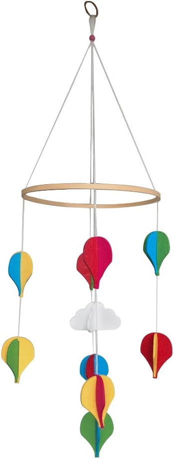 Baby Mobile Felt Ceiling Cots Cribs Hanging Nursery Shower Gift Boy Girl Bright Colourful Balloons Accessories Decorations