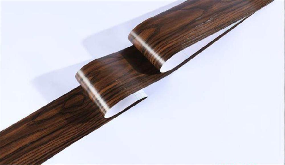 Naklejka samoprzylepna na ścianę i sufit, wielokolorowa, różne rozmiary(Thick Wood Grain,5CM X 500CM)