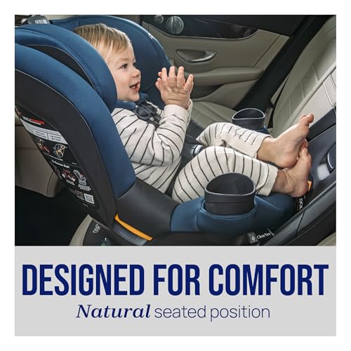 Image of Chicco Fit360 SE Rotating Convertible Car Seat, 360 Rotation | Lupine /Purple, convertible toddler car seat, rear /forward-facing 12-65 lbs, ClearTex fabric, LeverLock, 15-position headrest