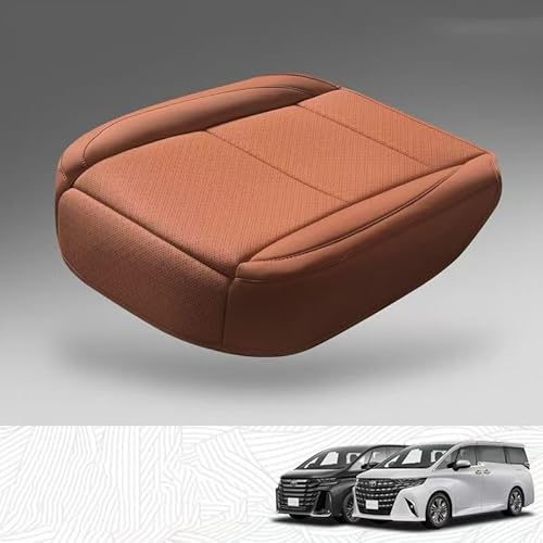 アルファード ヴェルファイア40系 車用シートクッション 車用座布団 車用座席シート 専車専用 純正デザイン 皮革製 ブラック ベージュ ブラウン ALPHARD/VELLFIRE(ブラウン)