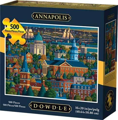 D·O·W·D·L·E Jigsaw Puzzle - Annapolis 500 Pc By Dowdle Folk Art