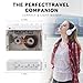Portable Retro Recordable Cassette Player, Vintage Cassette Tape Player Recorder Audio Player with Earphone Jack, Battery Operated or AC Powered Tape Recorder Cassette Player
