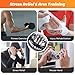 BeSokar Gyroball Wrist Exerciser Ball, 5 Level Resistance/Light Control, Gyroscopic Forearm Trainer, Strengthening Arms, Fingers, Wrist (Transparent Case)