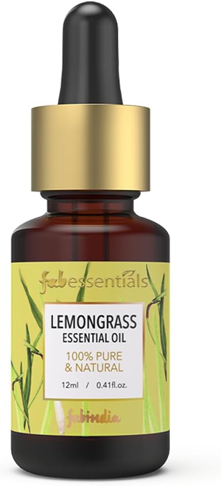 Lemongrass Essential Oil -12ml | 100% Pure & Natural | Invigorating, Refreshing & relieves Stress |-12ml | Essential Oil for humidifier & Home Fragrance