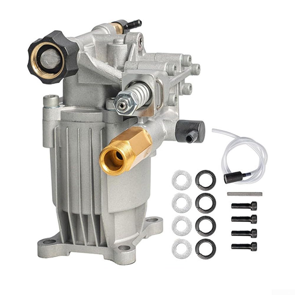 Pompa idropulitrice ad alta pressione, albero 3/4", 3400 PSI 2,5 GPM, compatibile con rondelle a gas con motori da 180-225 cc, struttura in metallo con valvola di protezione termica