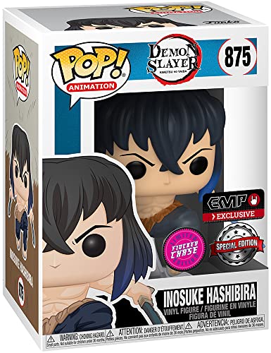 Figurine Funko Pop Animation Demon Slayer Inosuke Hashibira flocked edition Neuf - vue 4