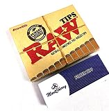RAW NATURAL UNREFINED PRE-ROLLED TIPS SOLD BY TRENDZ