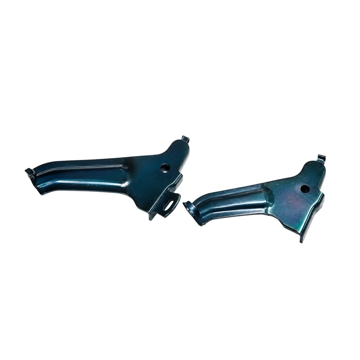 Visor Glass Clamp Kit Compatible with Yamaha RXZ | Metal Windshield Mounting Bracket Set | Left & Right Visor Support Clamps | Motorcycle Front Visor Fitting Accessory-image-10