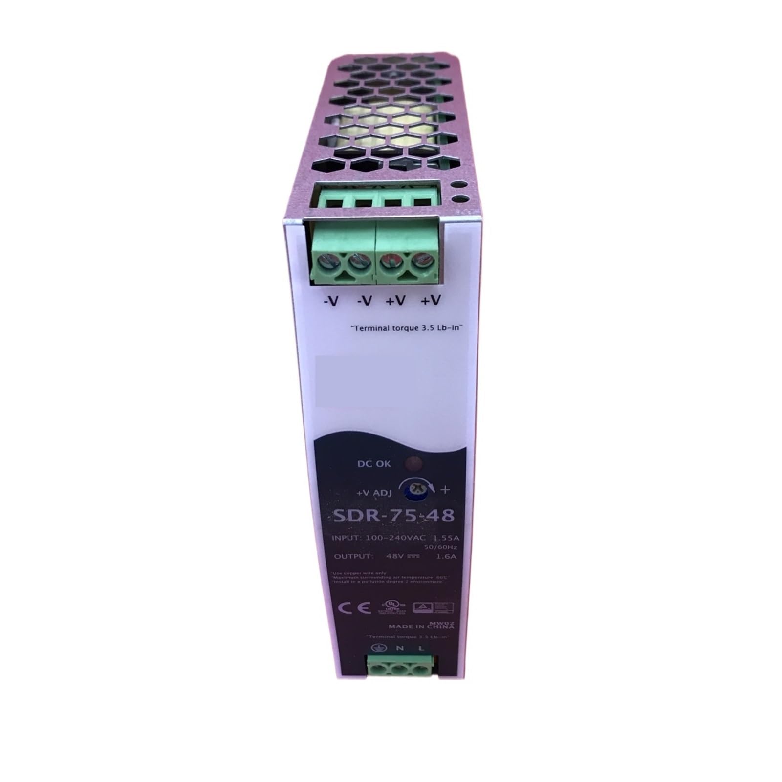 Alimentation SDR-75-12 pour l'automatisation de votre atelier
