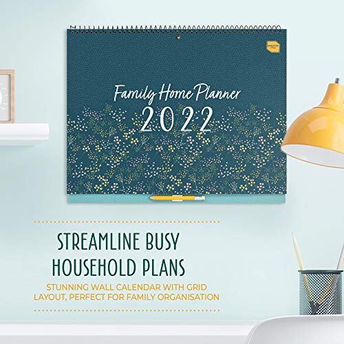 (in English) Boxclever Press ‘Family Home Planner’ 2021 2022 Calendar. Family Calendar 2021 2022 with 6 Columns… - Image 3