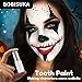 BOBISUKA White Tooth Paint, Instant Bright White Vampiric Tooth Costume - No Streak, Safe, Long Last Tooth Makeup FX Paint, Perfect for Cosplay, Halloween Makeup, Theater, and Special Effects (5 ml)