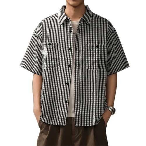 Chemise homme américaine vintage pour vos sorties et barbecues d'été