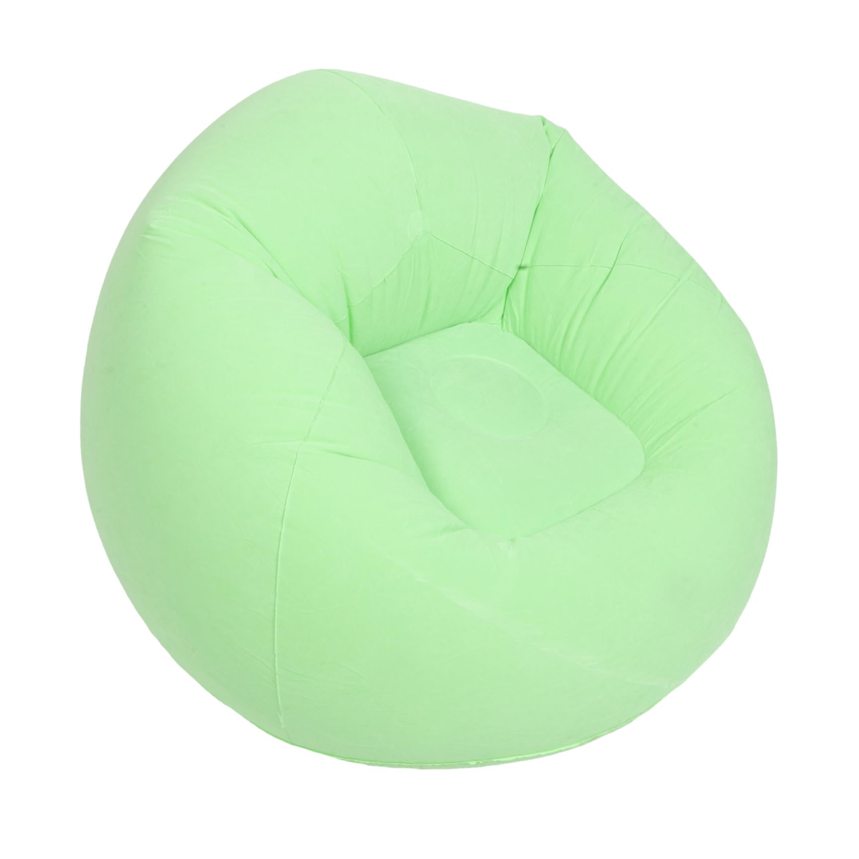 Sofá inflable verde PRETYZOOM con bomba eléctrica sillón reclinable