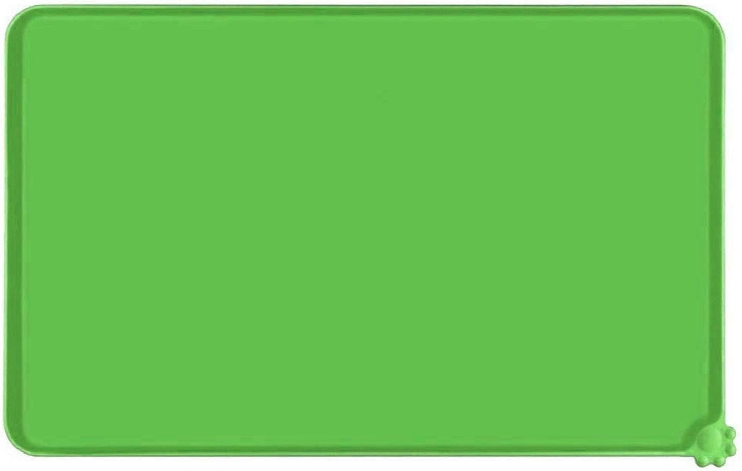 Eono Essentials - Alfombrilla de silicona antiadherente para alimentos (51 x 38 cm), color verde