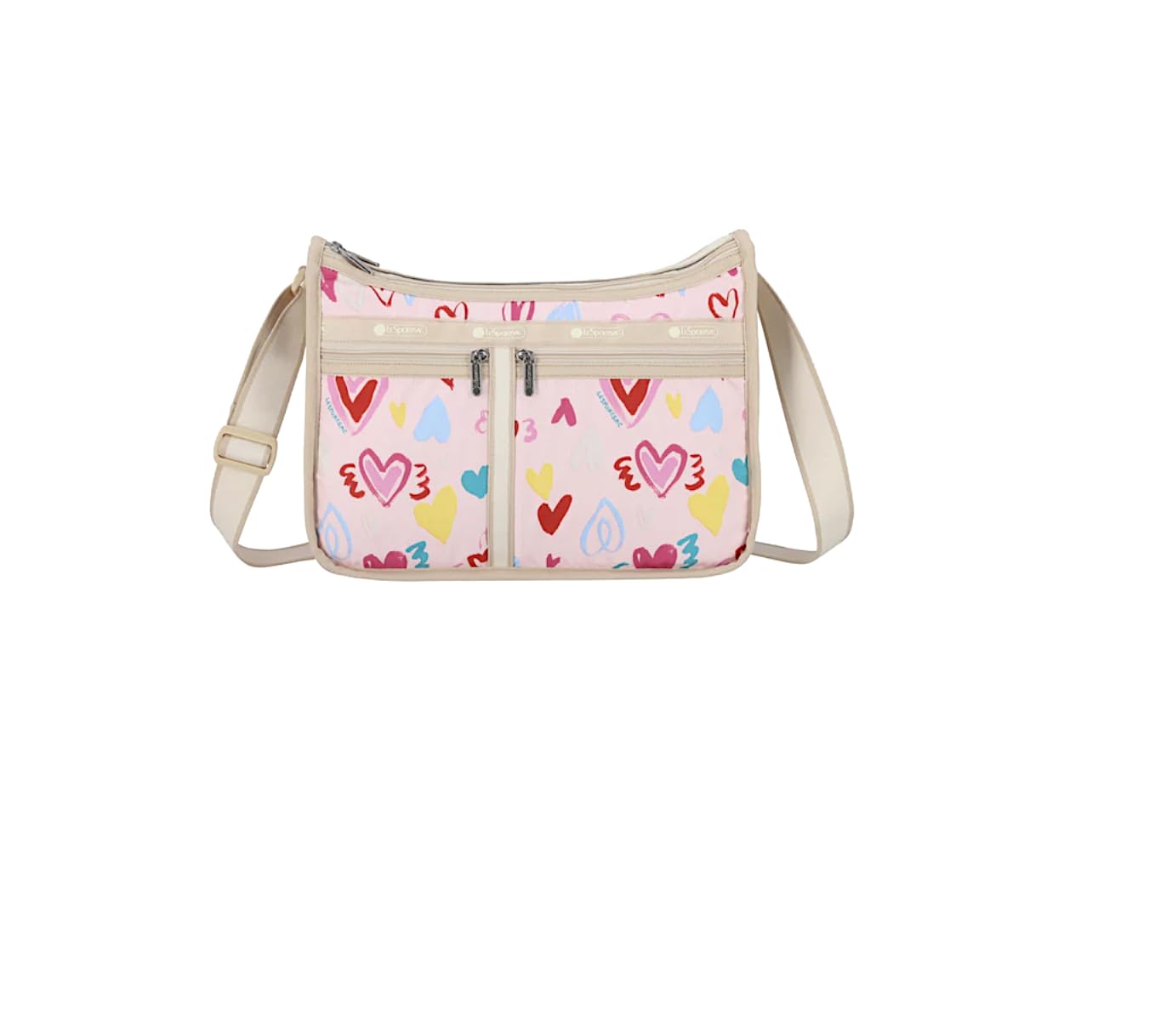 Amazon | LeSportsac (レスポートサック) 手描き ハート デラックス 