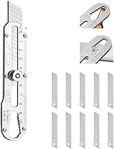 6 in 1 Stainless Steel Utility Knife for Camping, Travel,Outdoor Use Compact Multi-Tool Knife for Hiking, Daily Tasks And Durable Multi-Tool (1 - Knif,10-Blade)