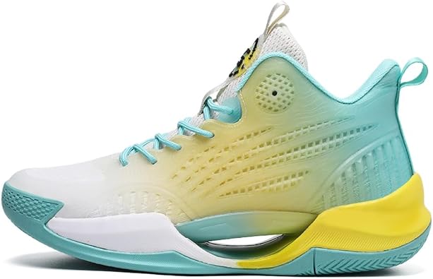 Men s High-Top Basketball Shoes   Anti-Slip Outdoor Sports Sneakers with Cushioning for Fitness & Training