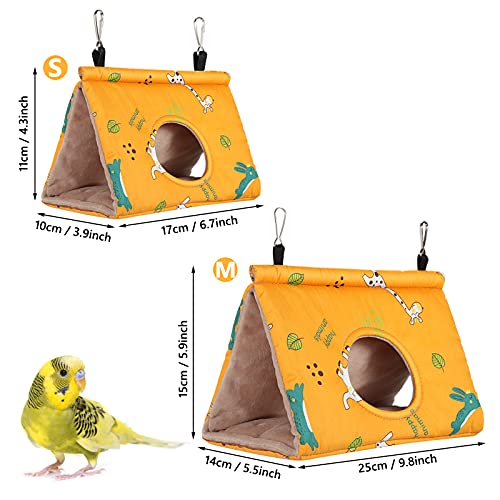 image for QX-Pet Supplies Winter Warm Bird Nest House Hanging Hammock Velvet She