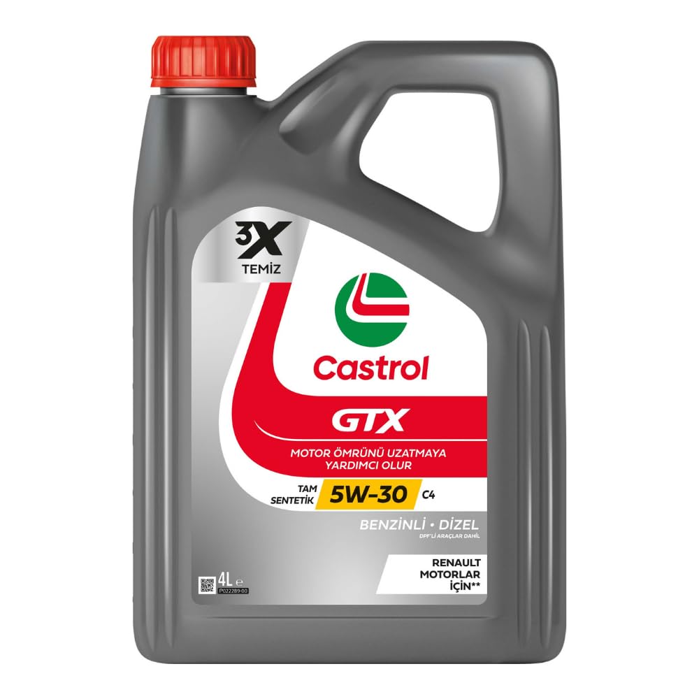 Castrol GTX 5W-30 C4 4 lt Motor Yağı