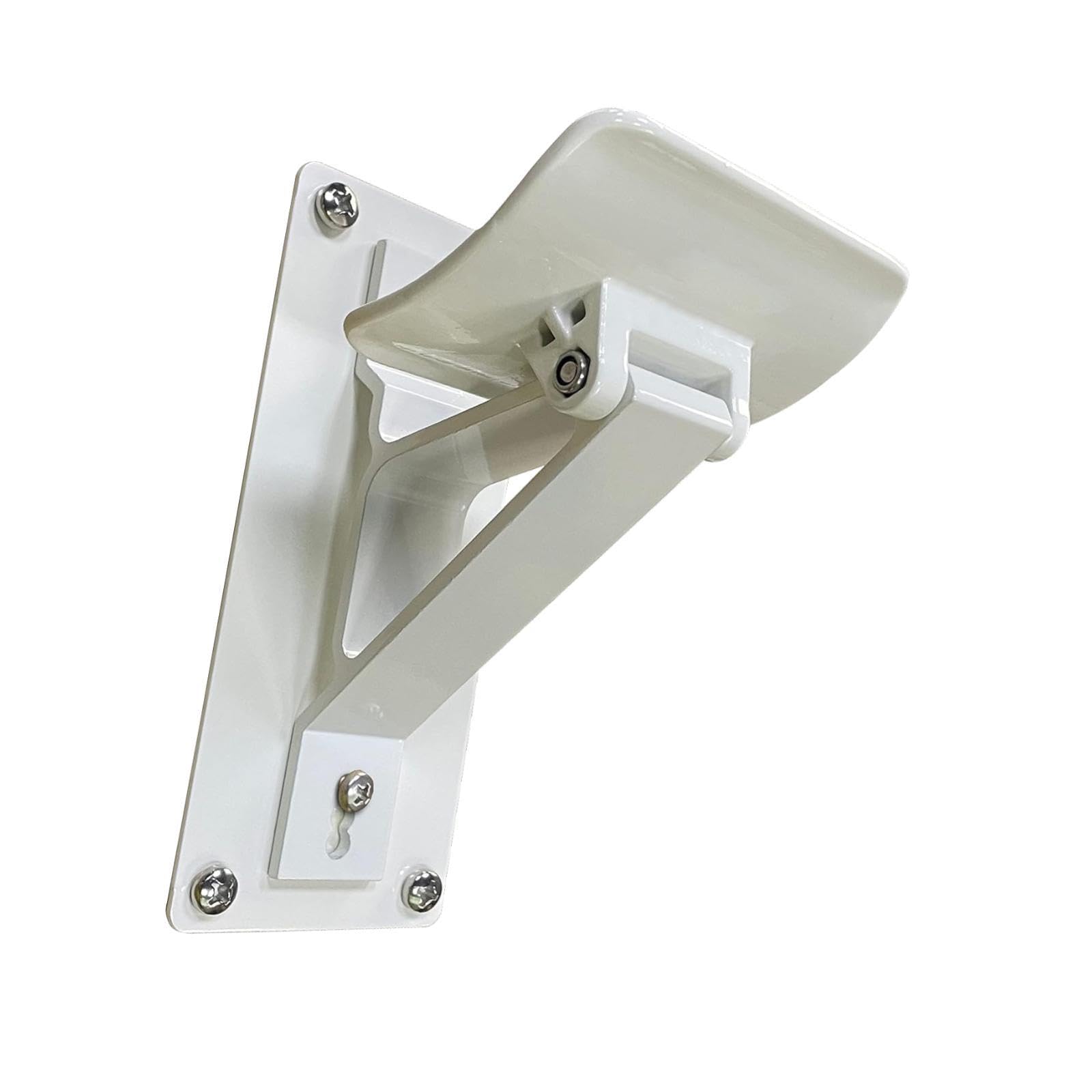 perfk Soporte de Soporte de Rodillo para toldo RV, fácil de Instalar para toldos retráctiles y manuales, Pieza de Repuesto, Fuerte Capacidad de Carga, Blanco