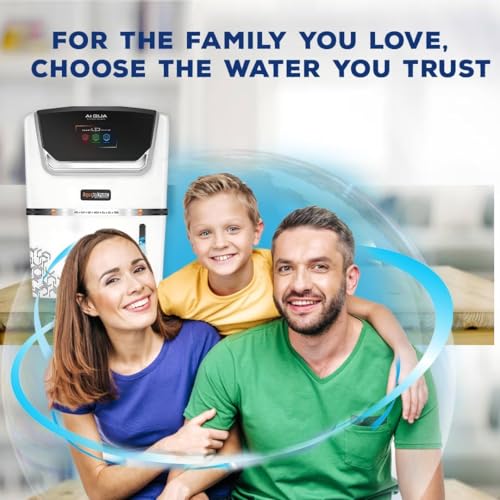 Image of Aqua X Pure AquaVision AI Black RO Water Purifier | RO+UV+UF Multi-Stage Purification | Copper & Zinc Mineral Boost | 20 LPH High-Efficiency Performance | 1-Year Warranty*. (AI White)