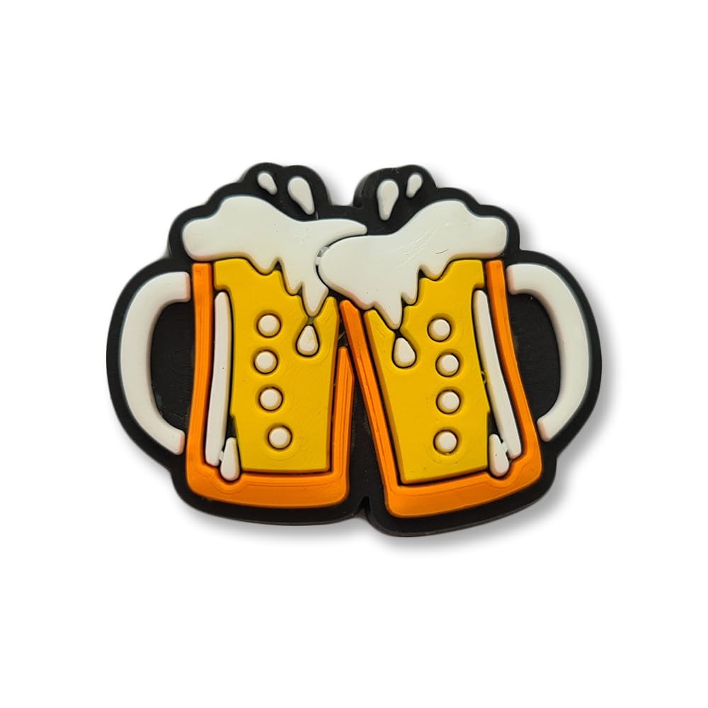 Pint Of Beer - Lager Cheers - Charms For Crocs/Shoes - PVC - Funny - Drink