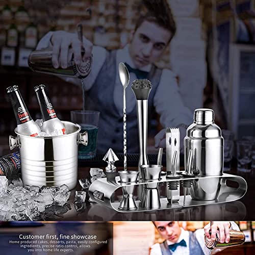 Kit Coctelera con 12 Piezas y Soporte de Acero Inoxidable miniatura 5