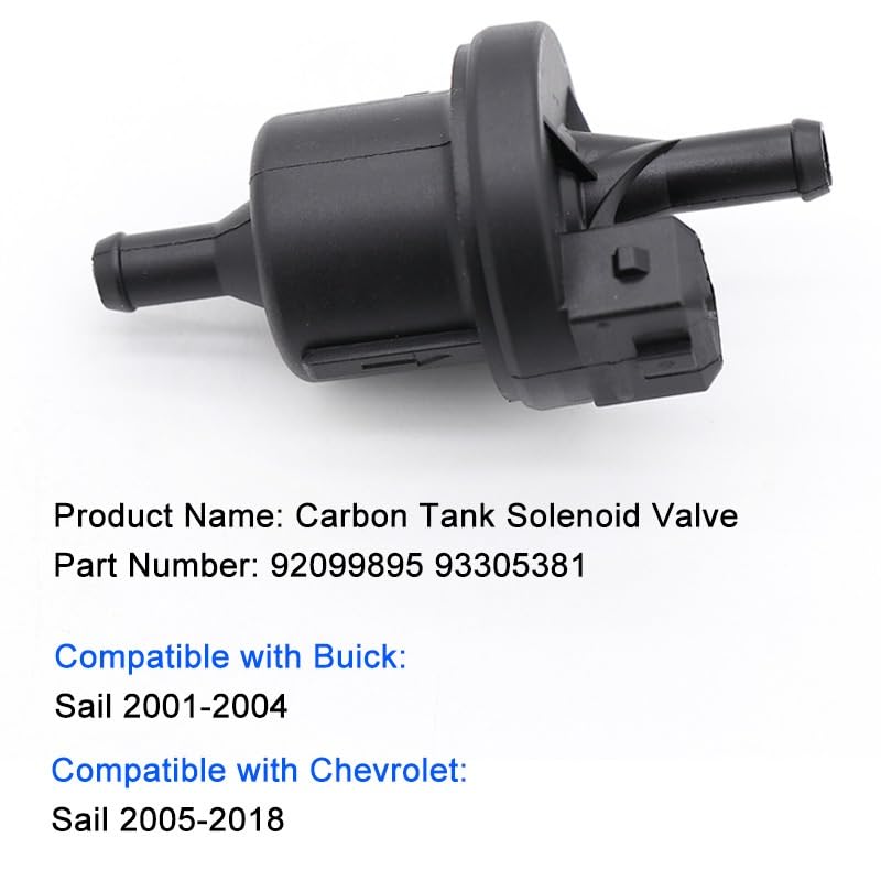 Válvula PCV para Buick Sail y Chevrolet tanque de carbono Opel 3