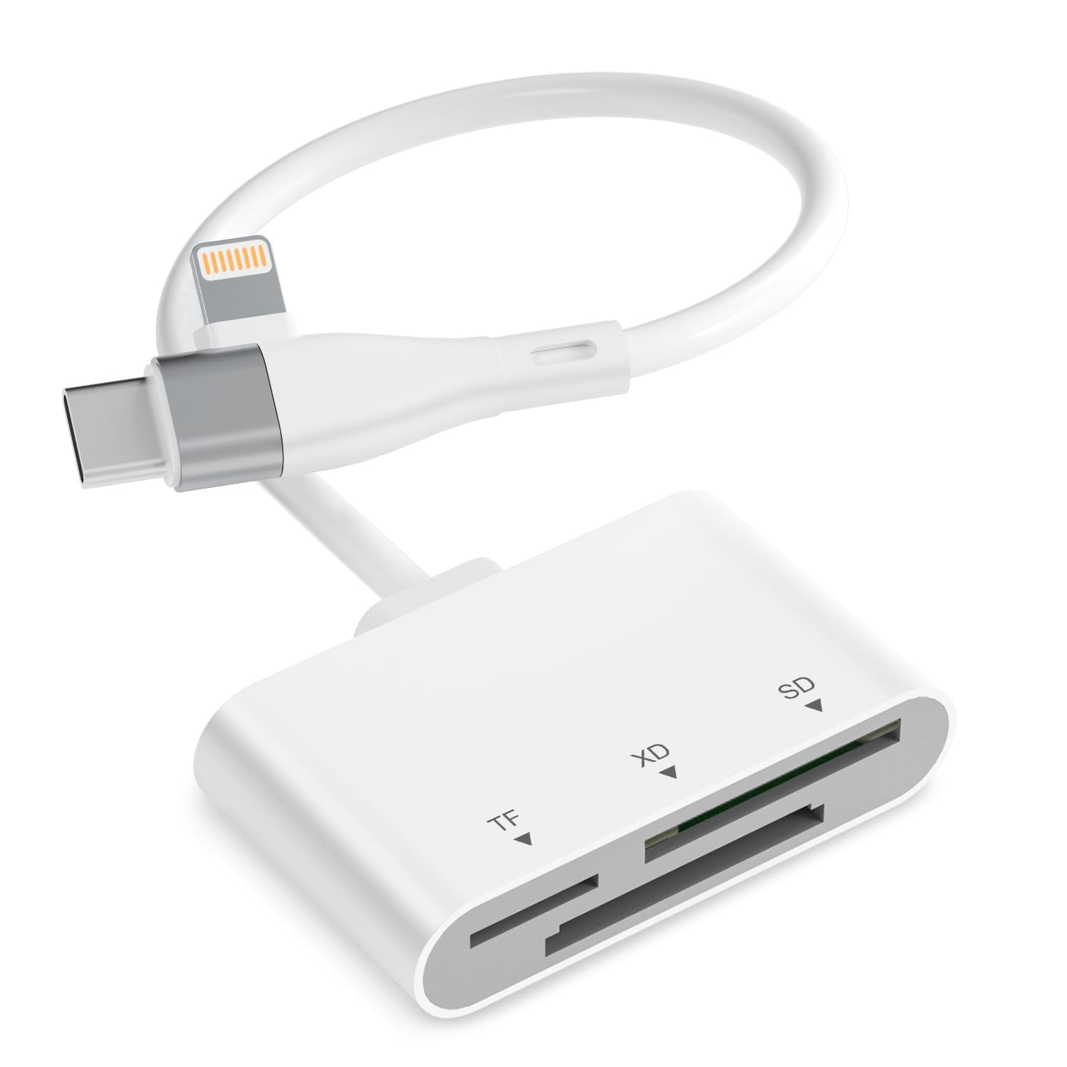 Amazon.com: XD Card Reader for iPhone 17 16 15 14, 3-in-1 USB-C