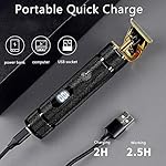 SUNKLOOF Hair Clippers for Men, Professional Hair Trimmer Zero Gapped T-Blade Trimmers Cordless Rechargeable Edgers…