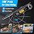 Biison Meat Thermometer Digital, Instant Read Meat Thermometer for Grill and Cooking, IP66 Waterproof Food Thermometer for Kitchen and Outside, BBQ, Turkey, Candy, Liquids, Beef